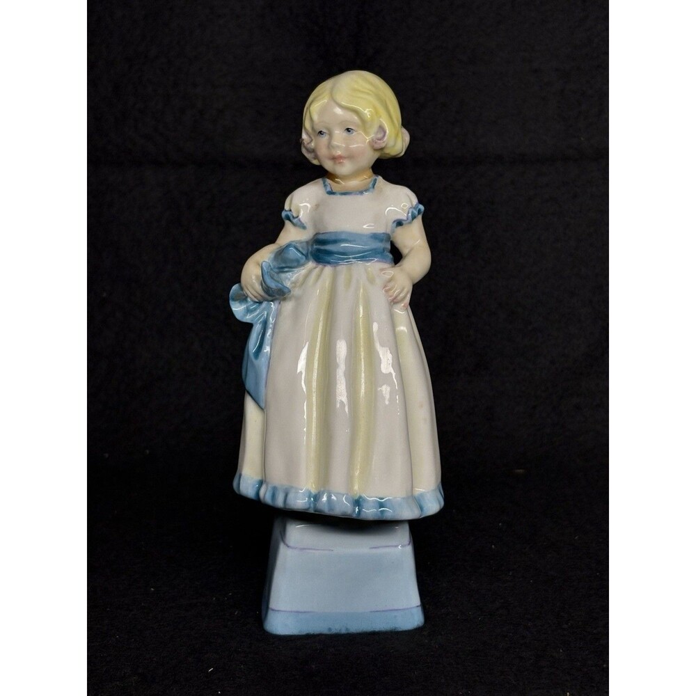 Royal Doulton Debbie HN2385 Bone China Blue Dress 1968 Mint Condition
